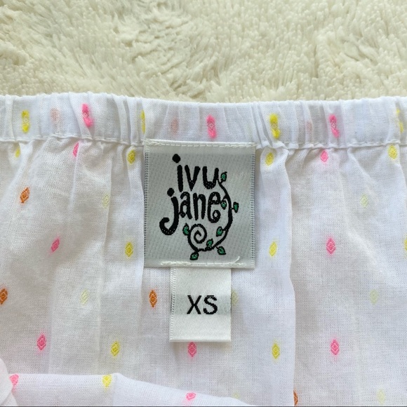 Ivy Jane Swiss dot embroidered off shoulder top - Picture 8 of 11